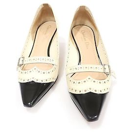 Dior Décolleté con tacco kitten SPECTA Performance in pelle di vitello spazzolata bicolore da donna
