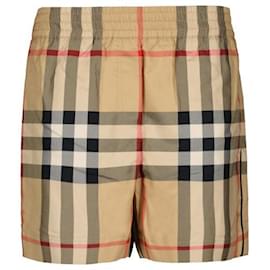 Short de algodón a cuadros - Burberry
