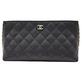 Chanel Pochette con catena Caviar