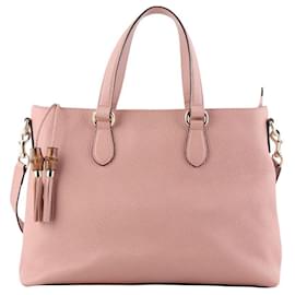 Bolso de hombro con borla de bambú - Gucci