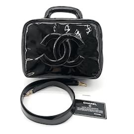 Borsa Tote con Manico Superiore Cosmético Brevettato con Tracolla - Chanel