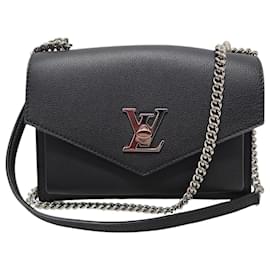 Louis Vuitton Borsa a tracolla Mylockme con catena e monogramma nero
