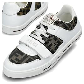 Fendi FF Jacquard Sneaker Erwachsenen Größe AHGY