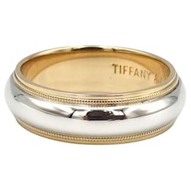 Tiffany & Co Anello Tiffany Milgrain Combo