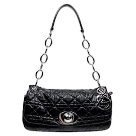 Borsa a tracolla Cannage nera - Dior