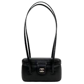 Mini borsa a tracolla vanity nera - Chanel
