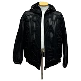 Chanel Mesh-Logo-Bomberjacke (Oversized)