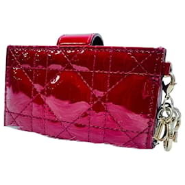 Tarjetero de acordeón en charol Christian Dior