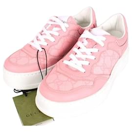 Sneakers ricamate rosa - Gucci