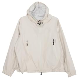Moncler Chaqueta con capucha Grenoble Paness White, reacondicionada, Talla