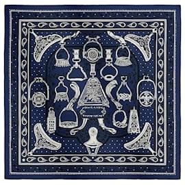 Hermès Foulard in Seta Etriers Remix Bandana Twilly