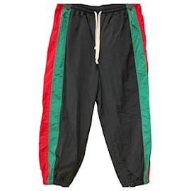 Gucci Stripe Nylon Oversized Track Pants