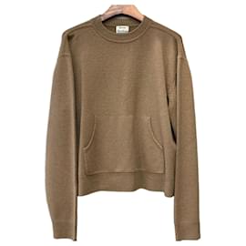 Kaschmirwollstrick mit Tasche braun - Acne