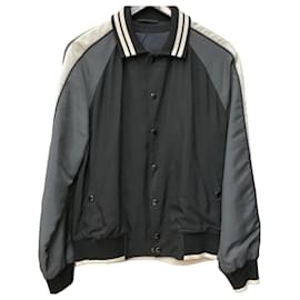Stadium-Jacke mit Nylonfutter Schwarz - Lanvin