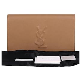 Clutch Belle du Jour marrone YSL - Saint Laurent