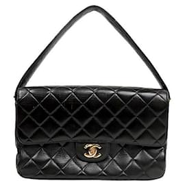 Chanel Borsa a tracolla reversibile trapuntata nera