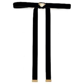 Clip per capelli in velluto - Prada