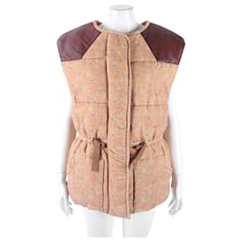 Isabel Marant Steppweste mit Lederbesatz