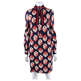 Vestido de manga larga Gucci