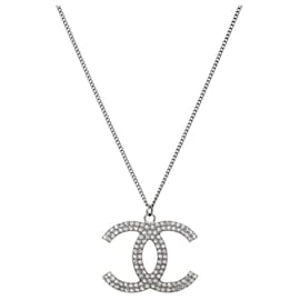 Collana Cubic CC Argento - Chanel