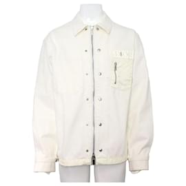 Sobrecamisa de denim de algodón oversize con cremallera para hombre - Dior