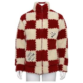 Louis Vuitton Giacca Bomber in pile Nigo Damier da uomo