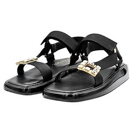 Roger Vivier Sandali in vernice con strass