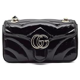 Gucci Borsa a tracolla trapuntata Patent Marmont