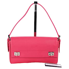 Pink Saffiano Schultertasche mit kurzem Griff - Prada