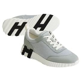 Bouncing Sneakers Scarpe sportive da donna Mesh Grigio Nuage - Hermès