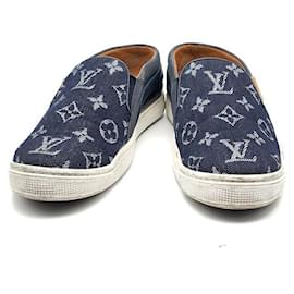 Louis Vuitton Monogram Denim Tempo Slip-On Sneaker