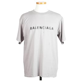 Vintage Jersey T-Shirt Grau - Balenciaga