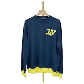 Intarsia Signature Crewneck Strickpullover - Louis Vuitton