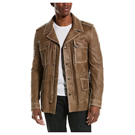 Refurbished Stone Wash Wachslederjacke - Tod's