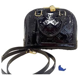 Louis Vuitton Alma BB Vernis Crossbody Amarante