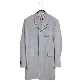 Thom Browne Cappotto in seersucker