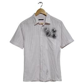 Camicia a maniche corte con stampa Monogram Spray - Louis Vuitton