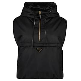 Nylon-Weste mit Kapuze - Prada
