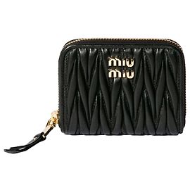 Miu Miu Matera Münzbeutel aus Nappa-Leder