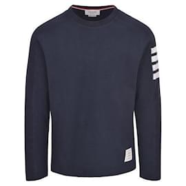 Thom Browne Milano Baumwoll-Langarm-T-Shirt