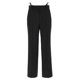 Pantalones de lana y mohair stamp - Gucci