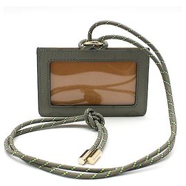 Louis Vuitton Unbenutzt / Monogram Titanium Cosmos ID Holder Halskette Kartenetui Geldbörse