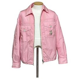 Gucci Chaqueta Kitten rosa bordada