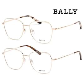 Bally Luxus Brillenrahmen Quadrat aus leichtem Metall Oversized Alltagsbrille