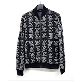Louis Vuitton Blouson bomber en jacquard cartoon LV
