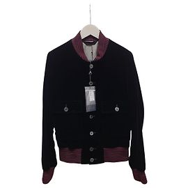 Alexander Mcqueen Giacca casual in velluto nero