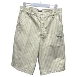 Pantaloncini in cotone con logo a righe - Dior
