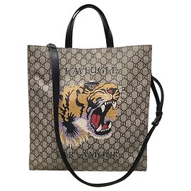 Gucci Borsa Tote Crossbody GG Supreme Tiger