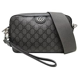 Gucci Borsa a tracolla Ophidia GG Supreme Grigio Nero