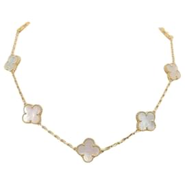 Vintage Alhambra Mother of Pearl Motif Necklace - Van Cleef & Arpels
